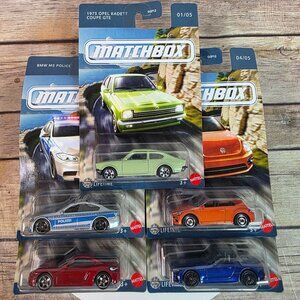 Matchbox 2025 MBX European Series Set Of 5 Die-Cast Cars